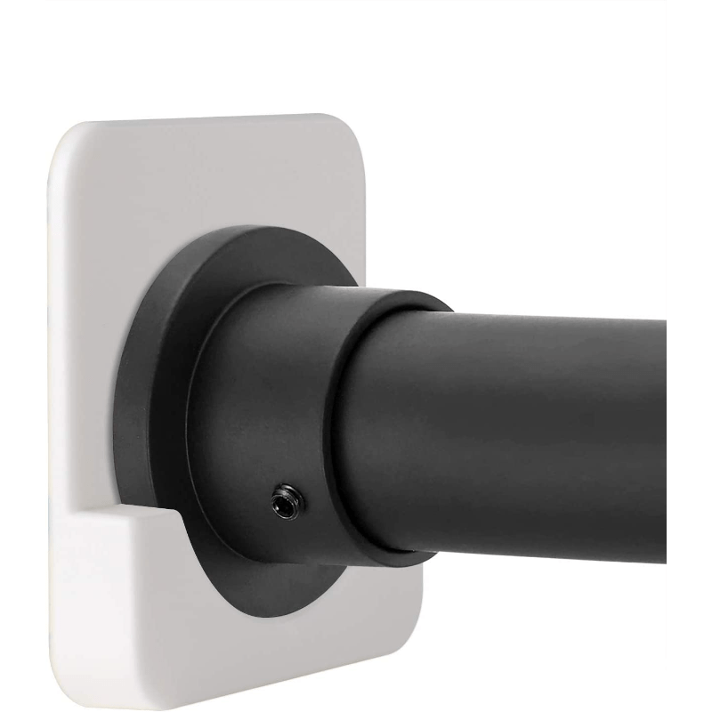 Shower Rod Holder Wall Mount Retainer Base Support