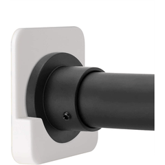 Shower Rod Holder Wall Mount Retainer Base Support