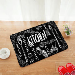 Non-slip Oilproof Kitchen Floor Mat Water-resistant Fluffy Mat