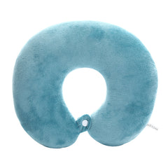 1pc Solid U Shaped Travel Pillow Neck Pillow Travel Set