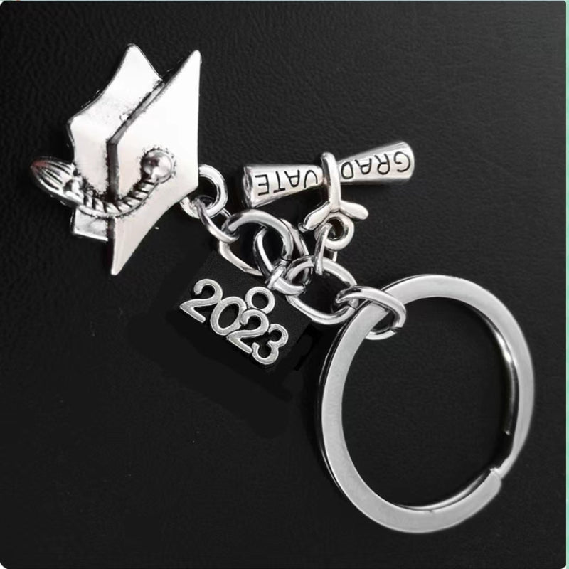 Graduation Key Chain Alloy Jewelry Student Gift Teacher Souvenir