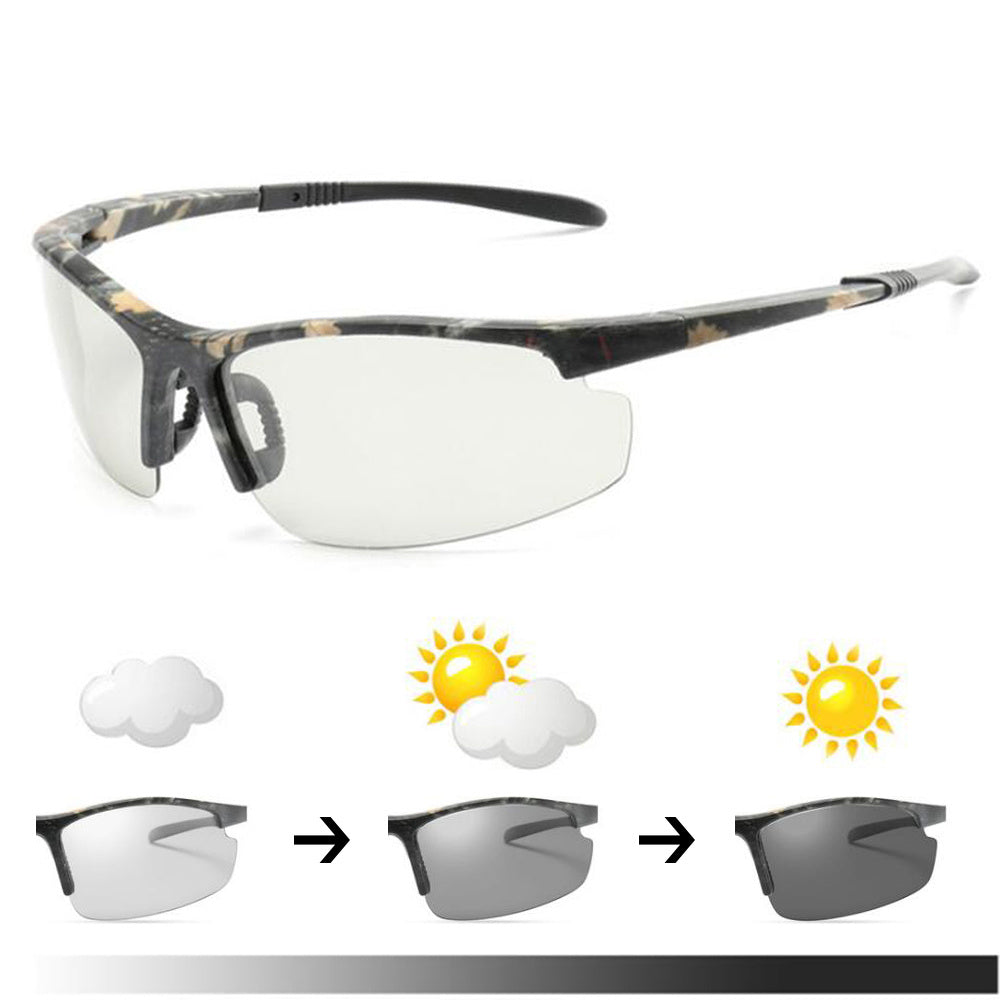 AIELBRO Photochromic Polarized Sunglasses Anti UV Camo