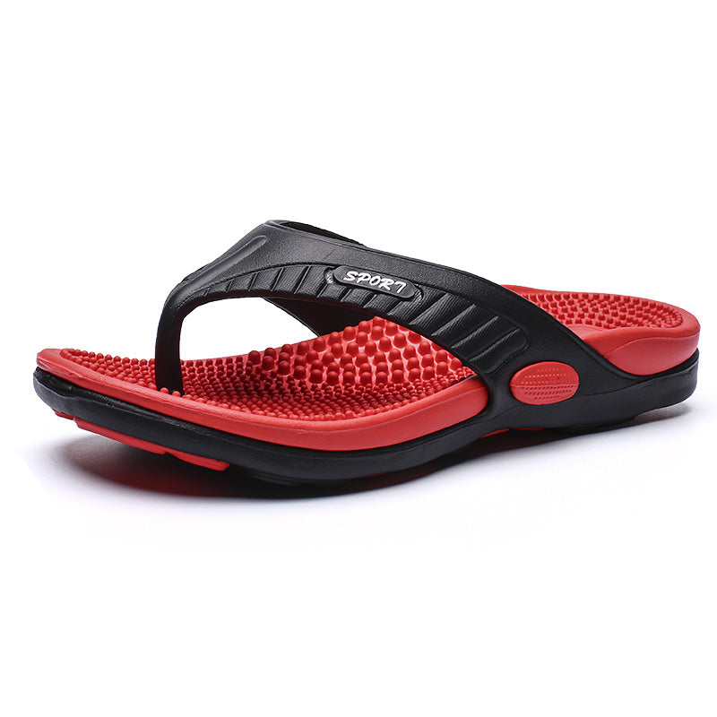 Men's Quick Drying Massage Flip Flops Non Slip Thong Sandals