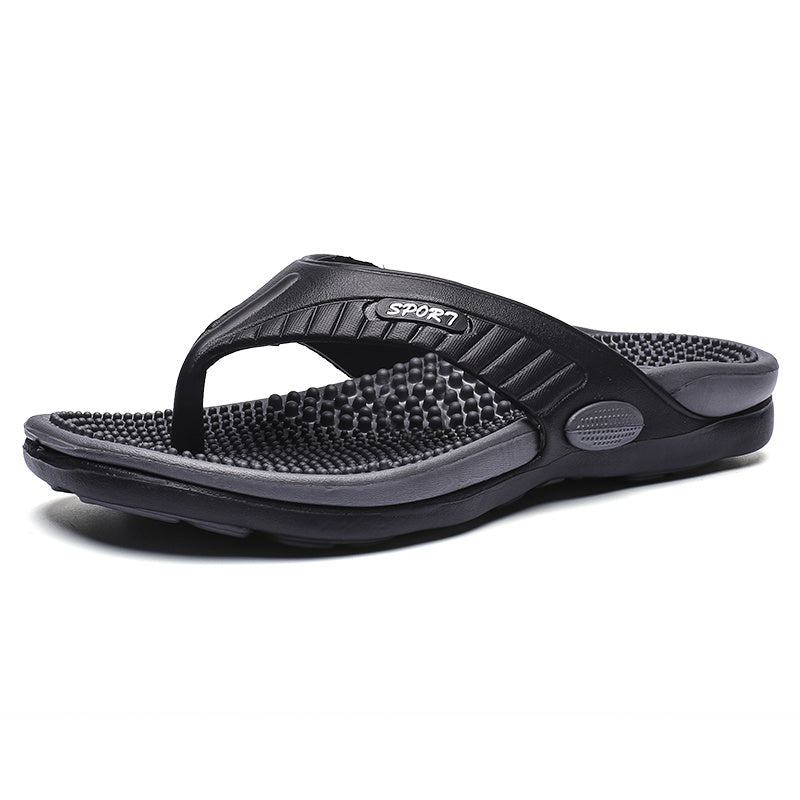 Men's Quick Drying Massage Flip Flops Non Slip Thong Sandals