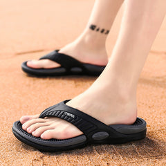 Men's Quick Drying Massage Flip Flops Non Slip Thong Sandals