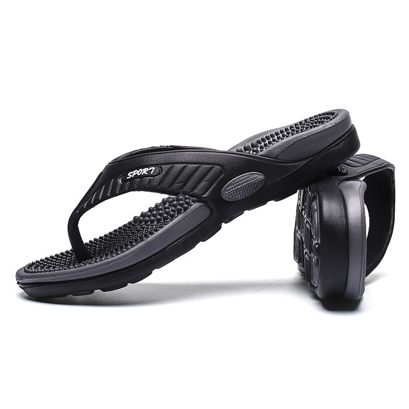 Men's Quick Drying Massage Flip Flops Non Slip Thong Sandals