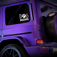 Dog Mom Decal Vinyl Sticker for Car Truck Wall Laptop