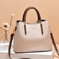 Classic Tote Satchel Bag All Match Storage Bag For Work