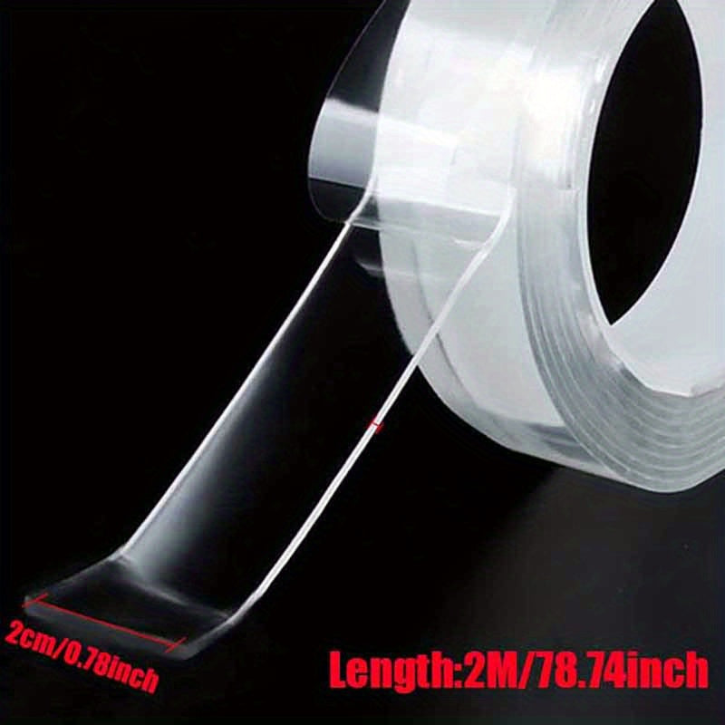 Universal Transparent Nano Tape Washable Reusable Double Sided Tape
