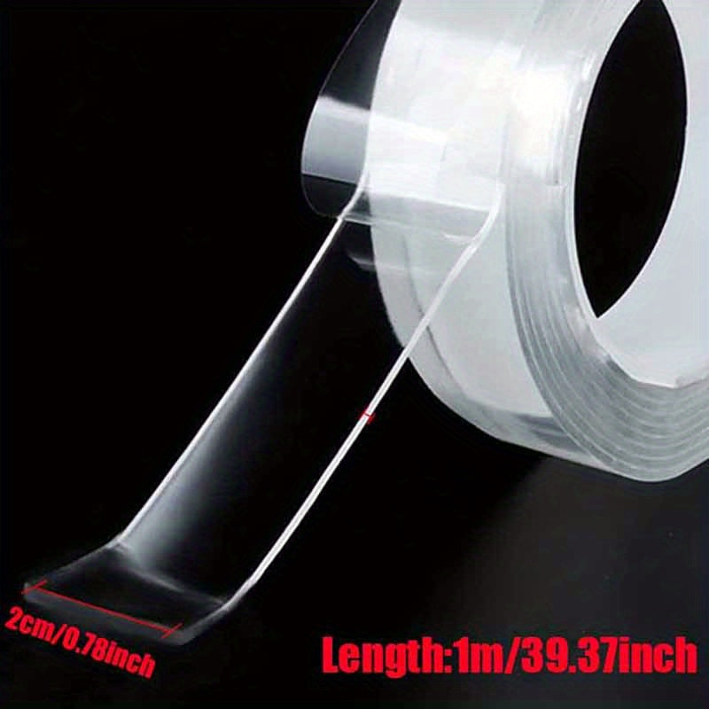 Universal Transparent Nano Tape Washable Reusable Double Sided Tape