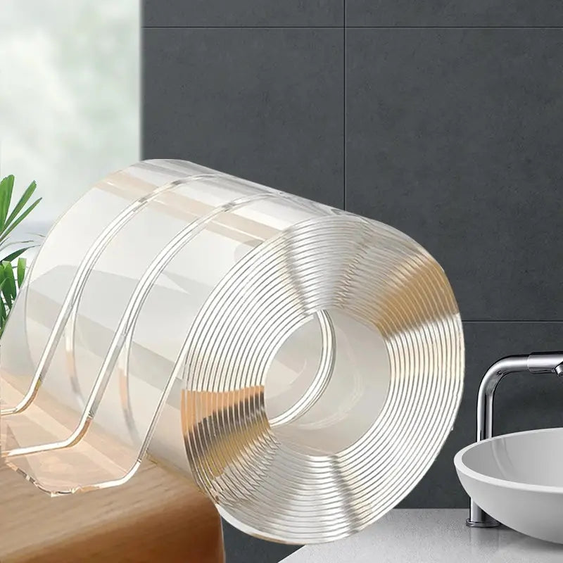 Universal Transparent Nano Tape Washable Reusable Double Sided Tape