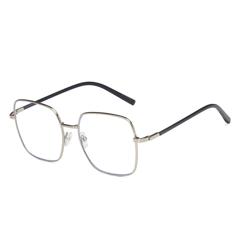 Anti Light Glasses Metal Square Lens Computer Blocking Glasses