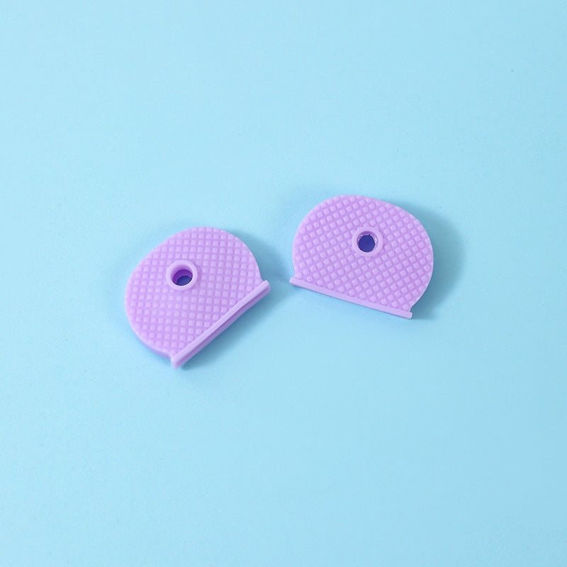 2Pcs Key Cases Keyring Silica Gel Key Cap Men