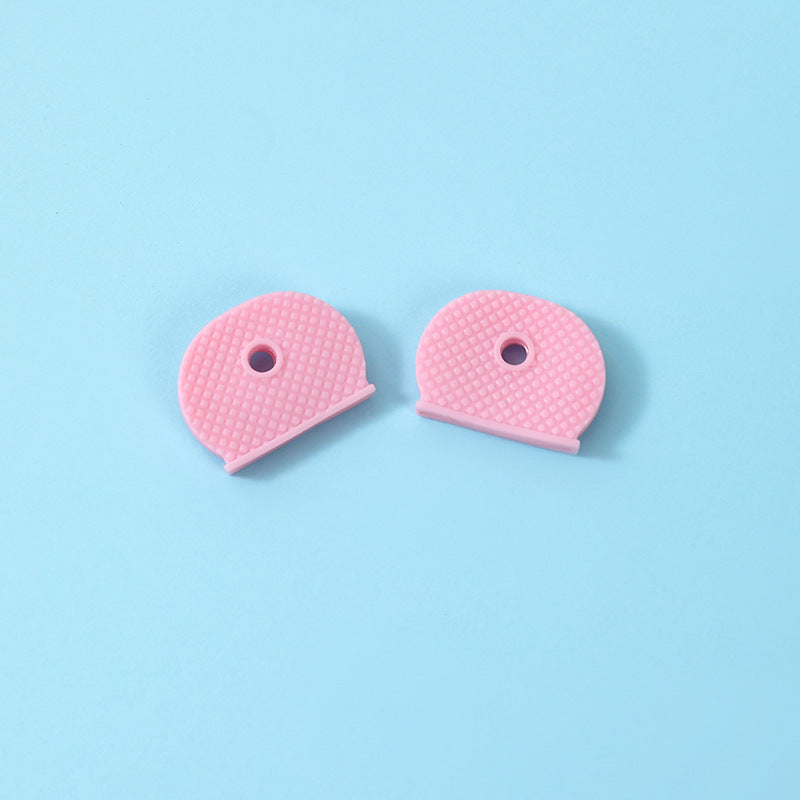 2Pcs Key Cases Keyring Silica Gel Key Cap Men