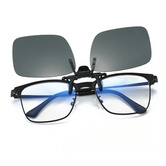 Polarized Clip-on Sunglasses for Myopia, Night Vision for Men and Women