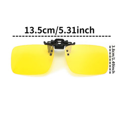 Polarized Clip-on Sunglasses for Myopia, Night Vision for Men and Women