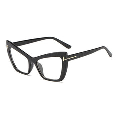 Tortoiseshell Clear Lens Glasses Women Men Block Spectacles Frame