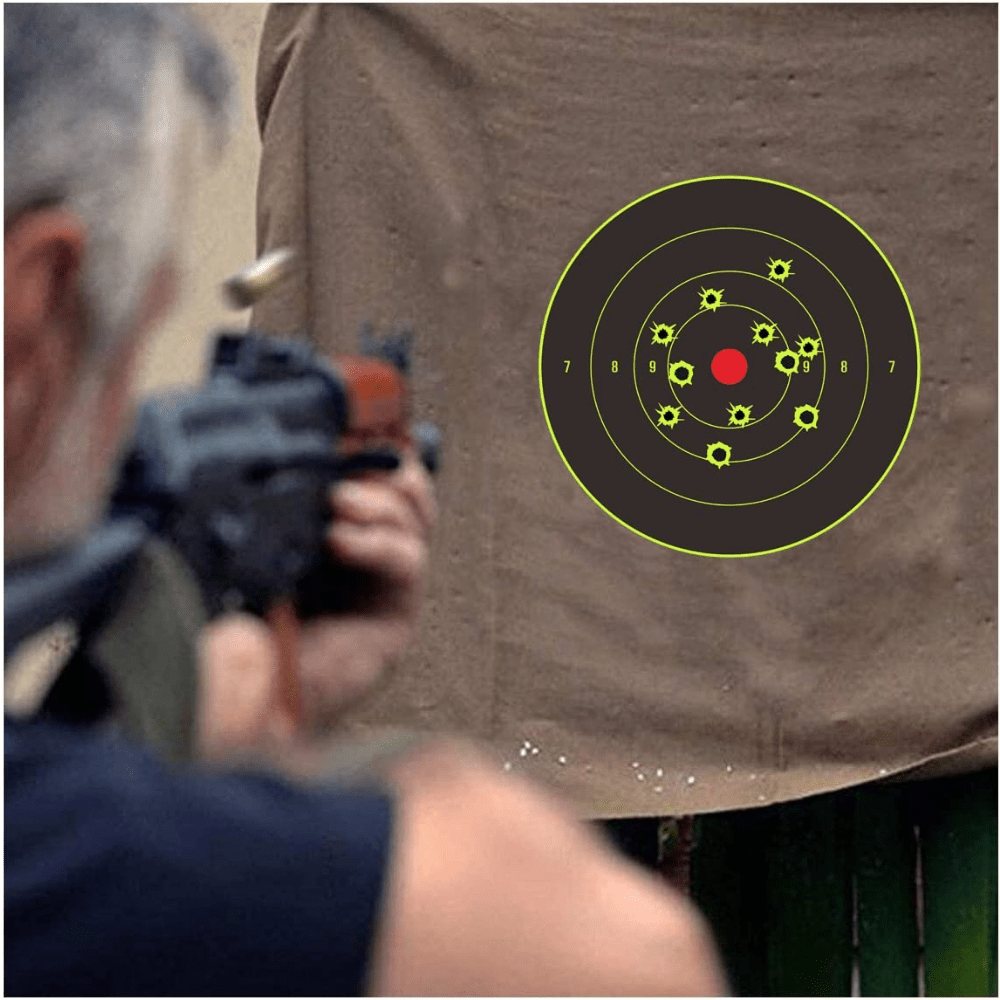 25pcs Reactive Self Stick Splatter Paper Shooting Targets