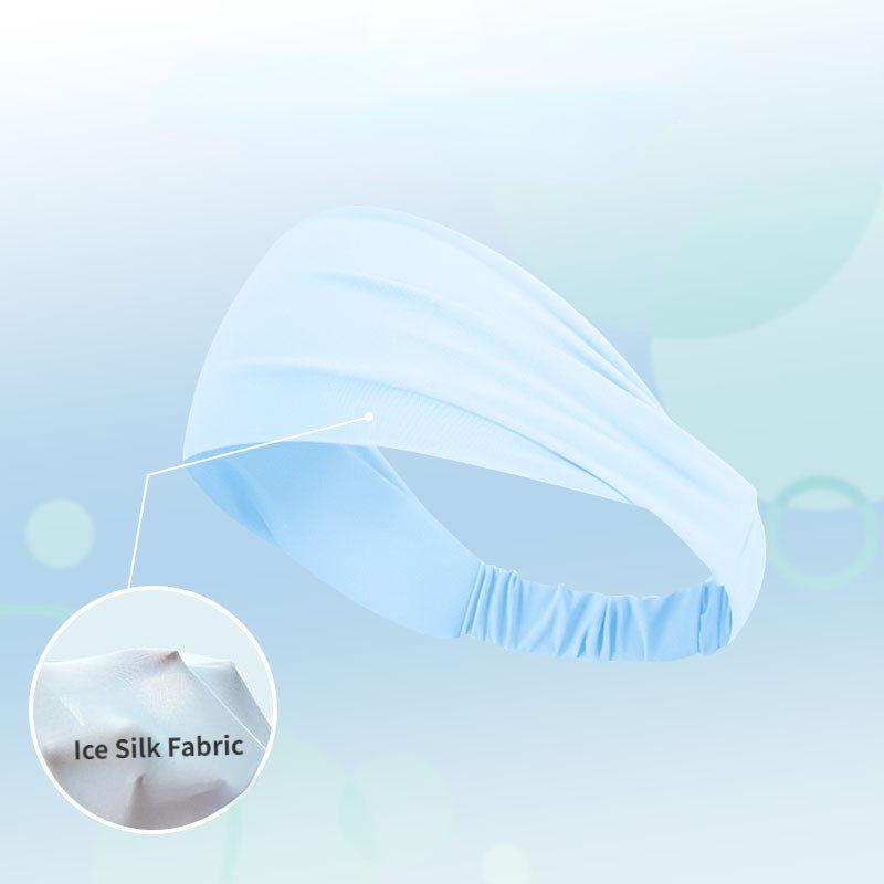 Summer High Elastic Running Fitness Sweatband Sweat absorbing Headband