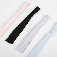 Summer High Elastic Running Fitness Sweatband Sweat absorbing Headband