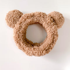 Rabbit Ears Bow Hair Band Makeup Plush Hair Band