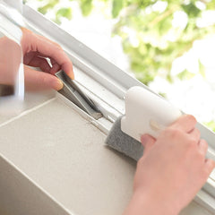 Handheld Cleaning Tool for Sliding Door Track and Window Frame Grooves