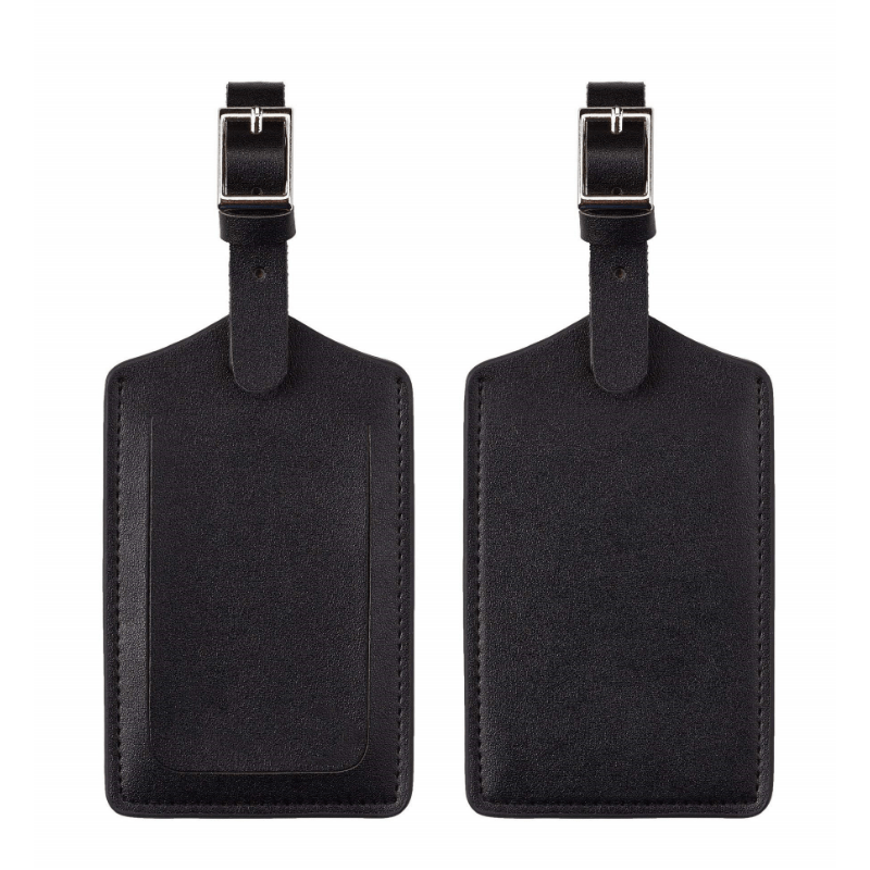 PU Leather Luggage Tag Flap Travel Accessories