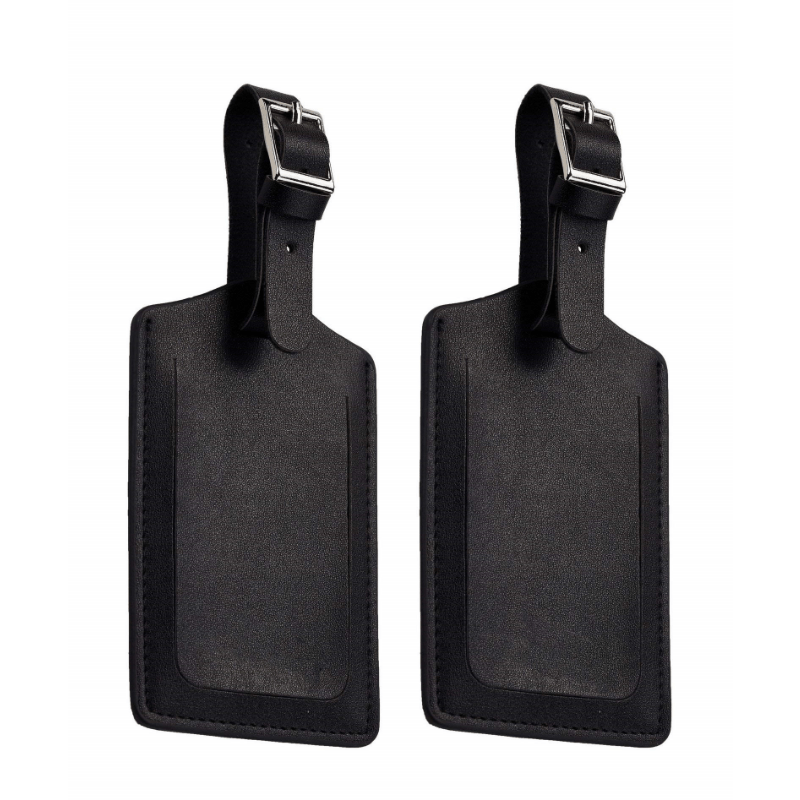 PU Leather Luggage Tag Flap Travel Accessories