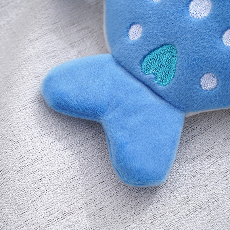 Cartoon Whale Shark Coin Purse Plush Zipper Key Bag For Girls
