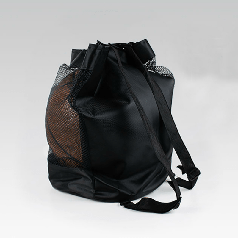 Basketball Mesh Pocket Backpack Oxford Cloth Shoulder Crossbody Bag