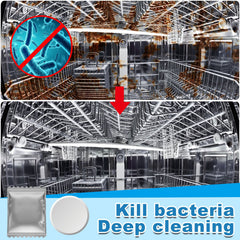 20 Pack Dishwasher Cleaner Tablets - Deep Cleaning Descaler Pods