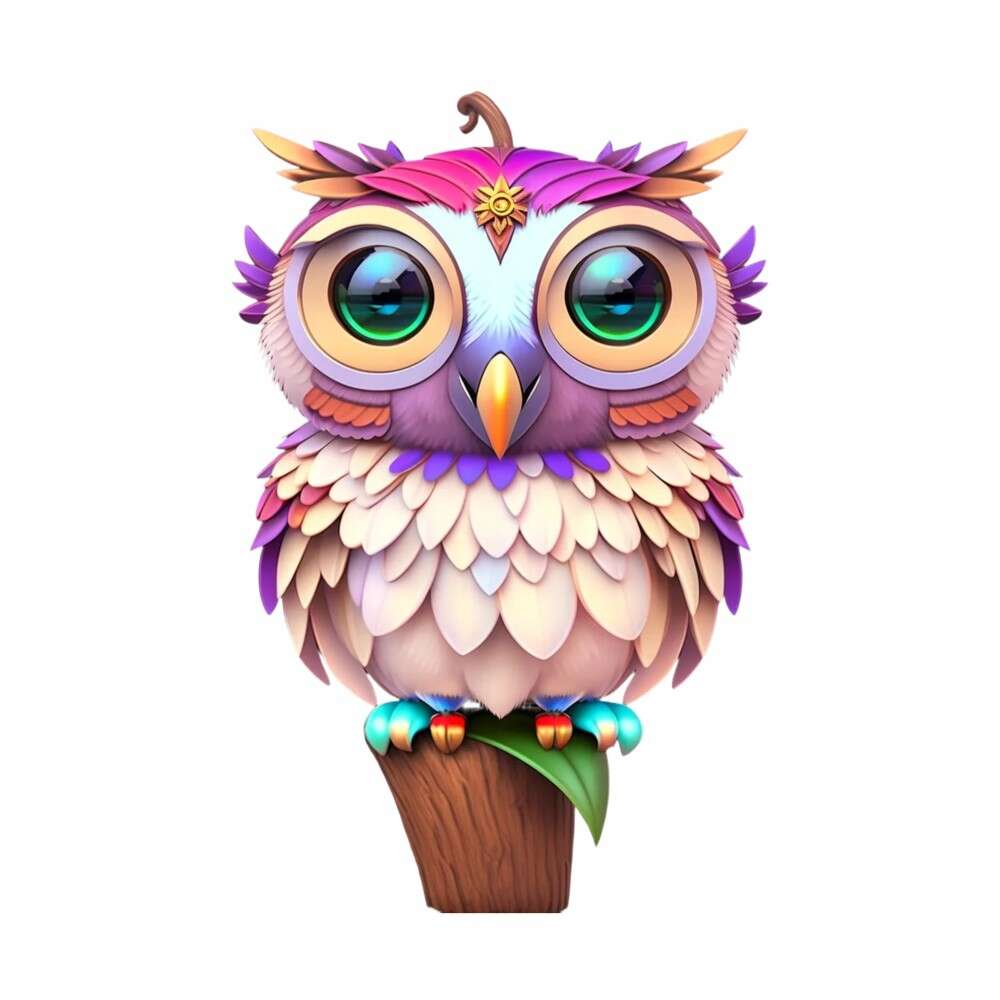 Owl Iron On Stickers Patches for Men Washable Thermal Vinyl Transfer