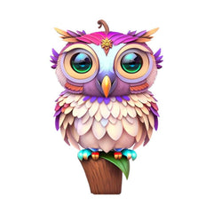 Owl Iron On Stickers Patches for Men Washable Thermal Vinyl Transfer