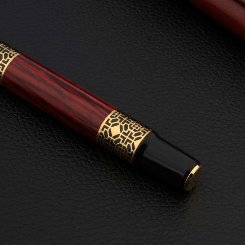 High 530 Wood Grain Fountain Pen Metal Signature Business Pen