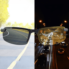 Men's Sports Sunglasses UV Protection for Cycling Driving Night Vision
