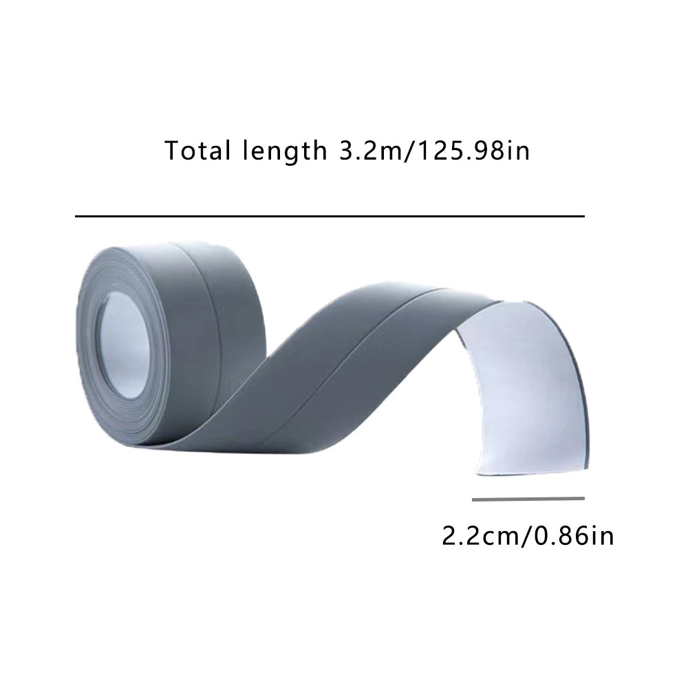 Waterproof Bathroom Sealing Strip Tape PVC Self Adhesive Wall Sticker