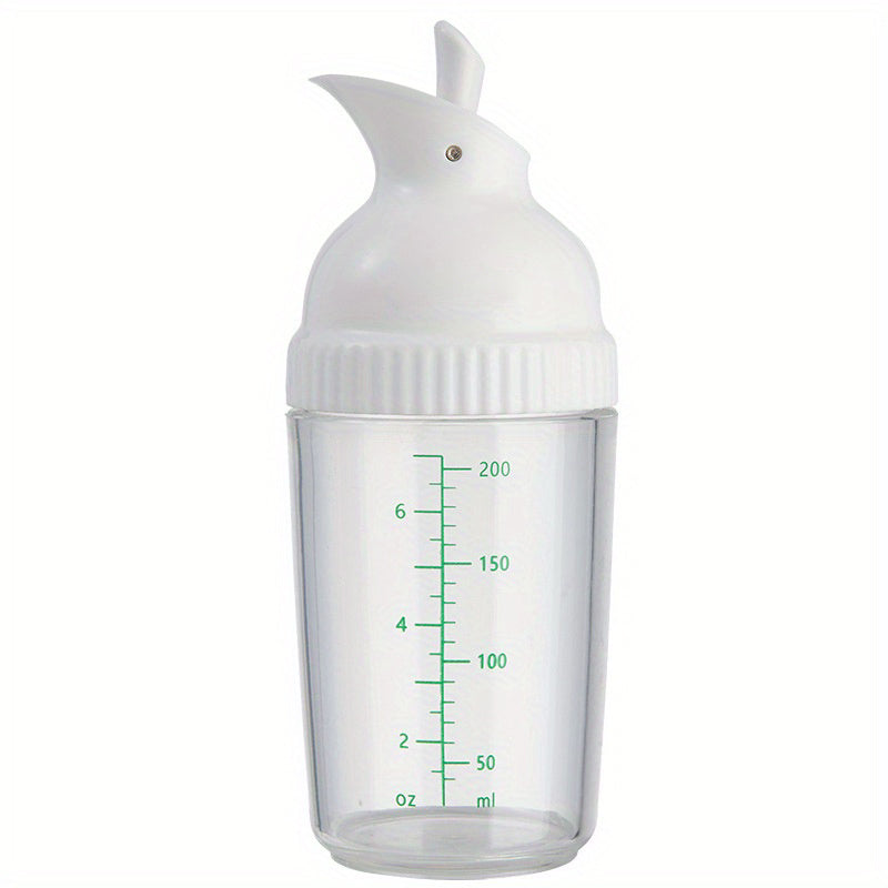 Leak Proof Salad Dressing Shaker Glass Jar Lid Essential Kitchen