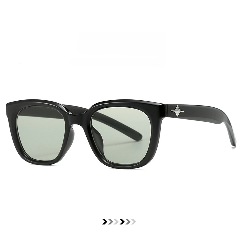 Square Sunglasses Star Decor Anti Glare UV400