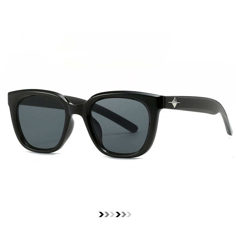 Square Sunglasses Star Decor Anti Glare UV400