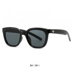 Square Sunglasses Star Decor Anti Glare UV400