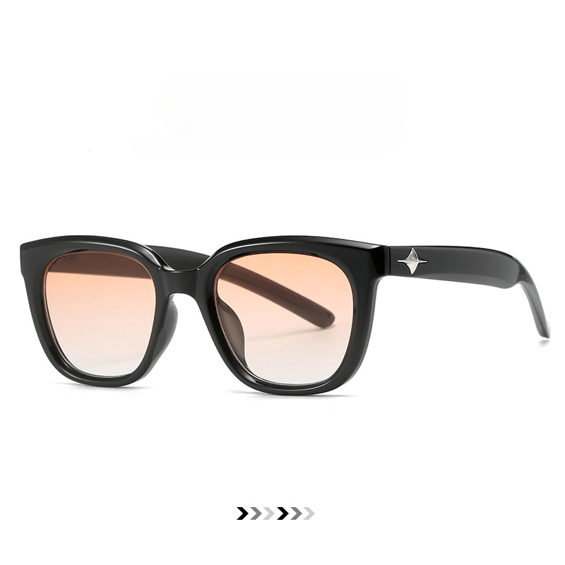 Square Sunglasses Star Decor Anti Glare UV400