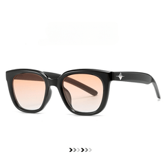 Square Sunglasses Star Decor Anti Glare UV400