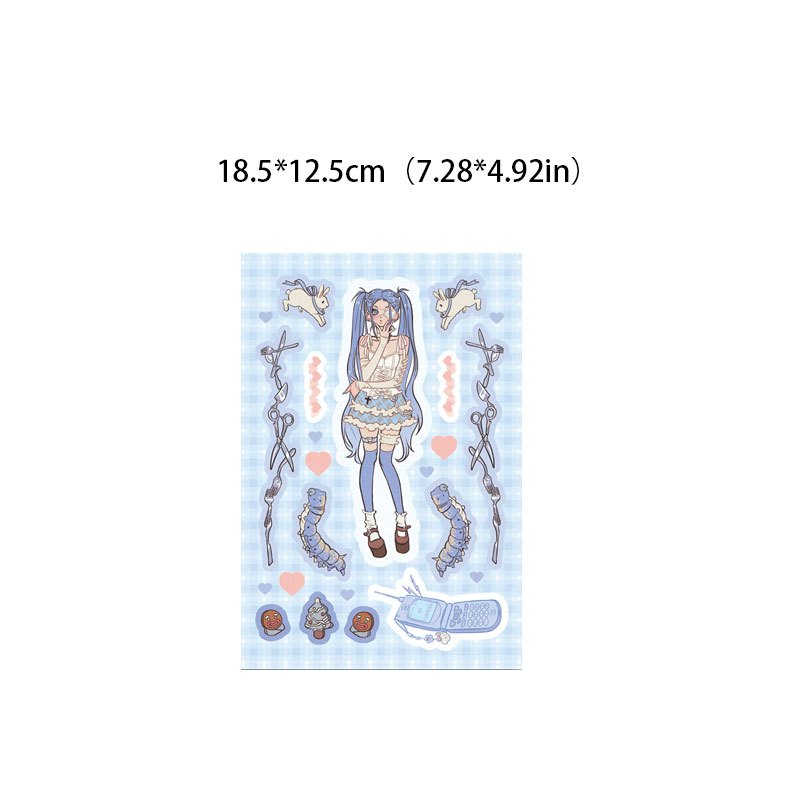 Y2k Style Graffiti Stickers - Student Stationery