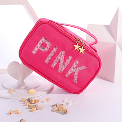 Sequins Cosmetic Bag Portable Travel Storage Bag Waterproof Toiletry Bag