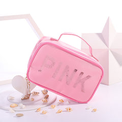 Sequins Cosmetic Bag Portable Travel Storage Bag Waterproof Toiletry Bag