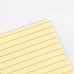 Index Stickers Yellow Bottom Stripe Label Stickers