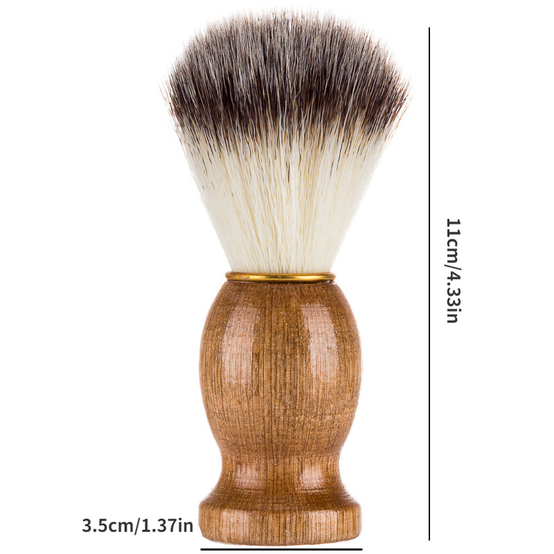 Hair Nylon Shaving Foam Beard Brush Facial Cleansing Shaving Tools