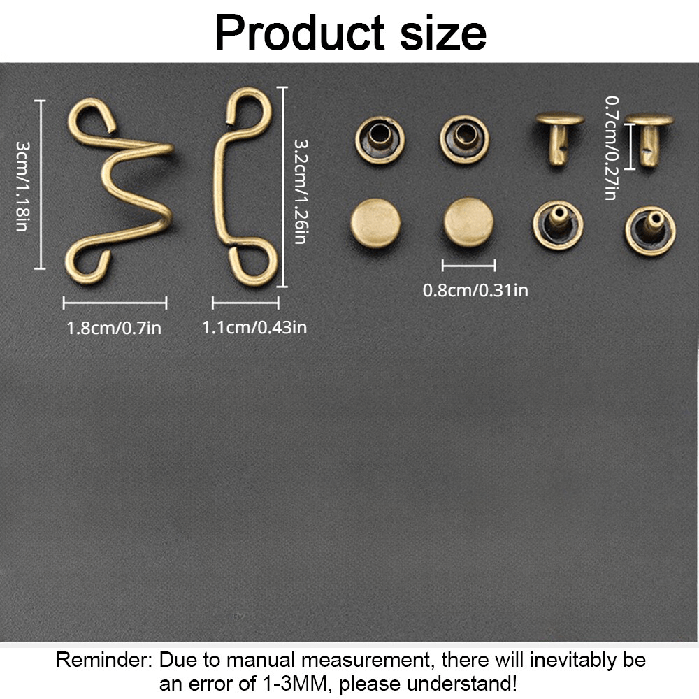 Invisible Waist Button Metal for Jeans No Sewing Waist Adjustment