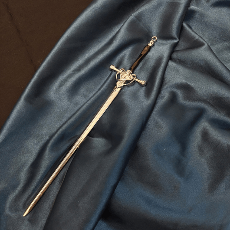Punk Metal Sword Hairpin Chinese Style Hair Sticks For Women