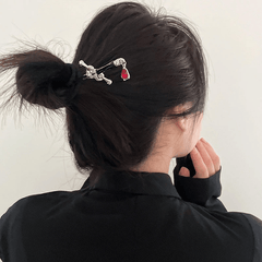Punk Metal Sword Hairpin Chinese Style Hair Sticks For Women